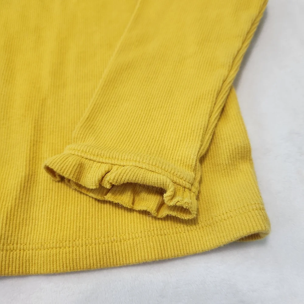 Baby Gap Ruffle Collared Long Sleeve Top